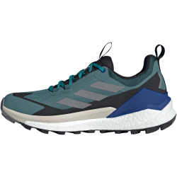 adidas TERREX Free Hiker 2.0 Gore-Tex Low-Top Wanderschuhe Herren JQ9908 - preloved teal/grey three/core black 41 1/3