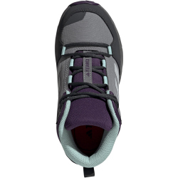 adidas TERREX AX4R Rain.Rdy Mid-Top Wanderschuhe Kinder JS2921 - grey three/grey two/semi flash aqua 40