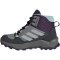 adidas TERREX AX4R Rain.Rdy Mid-Top Wanderschuhe Kinder JS2921 - grey three/grey two/semi flash aqua 40
