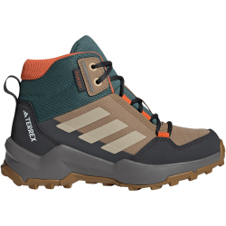 adidas TERREX AX4R Rain.Rdy Mid-Top Wanderschuhe Kinder JS2920 - cardboard/savannah/semi impact orange 39 1/3