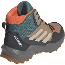 adidas TERREX AX4R Rain.Rdy Mid-Top Wanderschuhe Kinder JS2920 - cardboard/savannah/semi impact orange 39 1/3
