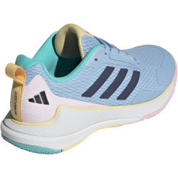 adidas Novaflight 2 Hallenschuhe Damen JQ3601 - glow blue/shadow navy/core black 38 2/3