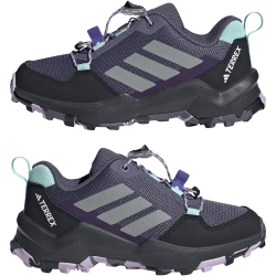 adidas TERREX AX4S Speed Lacing Wanderschuhe Kinder JS2961 - preloved violet/matte silver/powder plum 36
