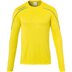uhlsport Stream 22 Trikot Langarm limonengelb/azurblau XL