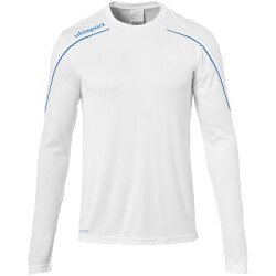 uhlsport Stream 22 Trikot Langarm weiß/azurblau S