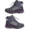 adidas TERREX AX4R Climawarm+ Mid-Top Wanderschuhe Kinder JS2924 - preloved violet/matte silver/semi flash aqua 33