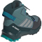 adidas TERREX AX4R Climawarm+ Mid-Top Wanderschuhe Kinder JS2923 - preloved teal/matte silver/pure teal 35.5