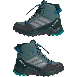 adidas TERREX AX4R Climawarm+ Mid-Top Wanderschuhe Kinder JS2923 - preloved teal/matte silver/pure teal 39 1/3