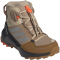 adidas TERREX AX4R Climawarm+ Mid-Top Wanderschuhe Kinder JS2922 - cardboard/matte silver/semi impact orange 33