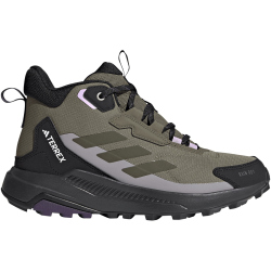 adidas TERREX Anylander Rain.Rdy Mid-Top Wanderschuhe Damen JQ9965 - olive strata/night cargo/core black 38