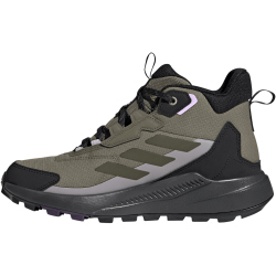 adidas TERREX Anylander Rain.Rdy Mid-Top Wanderschuhe Damen JQ9965 - olive strata/night cargo/core black 38