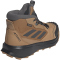adidas TERREX Leather Rain.Rdy Mid-Top Winterstiefel Herren JR5297 - cardboard/carbon/bronze strata 41 1/3