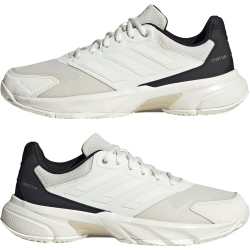 adidas Courtjam Control 3 Tennisschuhe Damen JP9740 - off white/off white/champagne met. 39 1/3