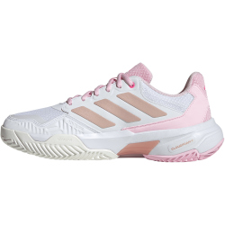 adidas Courtjam Control 3 Tennisschuhe Damen JP9739 - cloud white/silver met./lucid pink 36 2/3