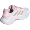 adidas Courtjam Control 3 Tennisschuhe Damen JP9739 - cloud white/silver met./lucid pink 36 2/3