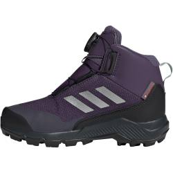 adidas TERREX Winter Boa Rain.Rdy Mid-Top Wanderschuhe Kinder JS2970 - aurora plum/matte silver/core black 29