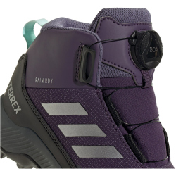 adidas TERREX Winter Boa Rain.Rdy Mid-Top Wanderschuhe Kinder JS2970 - aurora plum/matte silver/core black 29