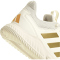 adidas Court Flight Handballschuhe Damen JQ9209 - off white/gold met./core black 38