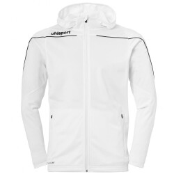uhlsport Stream 22 Track Hood Jacke weiß/schwarz XL