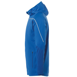uhlsport Stream 22 Track Hood Jacke azurblau/wei&szlig; L