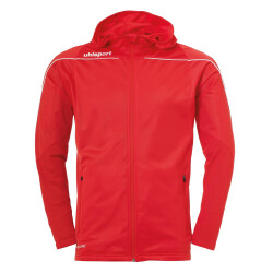uhlsport Stream 22 Track Hood Jacke rot/weiß XL