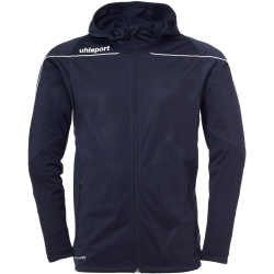 uhlsport Stream 22 Track Hood Jacke marine/wei&szlig; 3XL