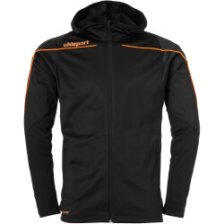 uhlsport Stream 22 Track Hood Jacke schwarz/fluo orange S