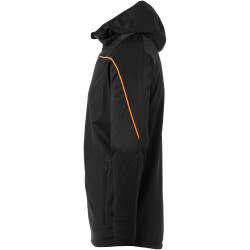 uhlsport Stream 22 Track Hood Jacke schwarz/fluo orange L