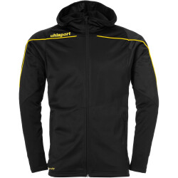 uhlsport Stream 22 Track Hood Jacke schwarz/limonengelb S
