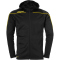 uhlsport Stream 22 Track Hood Jacke schwarz/limonengelb XL