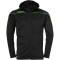 uhlsport Stream 22 Track Hood Jacke schwarz/fluo grün M