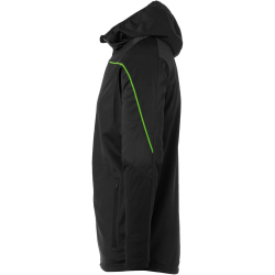 uhlsport Stream 22 Track Hood Jacke schwarz/fluo gr&uuml;n 3XL