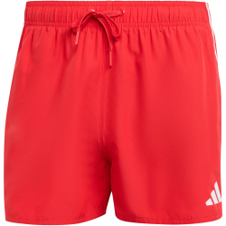 adidas 3-Streifen 3" Badeshorts Herren JX5023 - pure ruby/white S