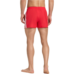 adidas 3-Streifen 3" Badeshorts Herren JX5023 - pure ruby/white S