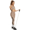 adidas Powerimpact Rib Medium Support Sport-BH Damen JW2669 - chalky brown XS A-B
