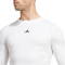 adidas TECHFIT Compression langarm Trainingsshirt Herren JE6703 - white M
