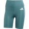 adidas Optime Essentials 3-Streifen kurze Leggings Damen JY2147 - preloved teal/white XS/5"