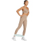 adidas Powerreact Training Sport-BH Damen JV7023 - chalky brown S
