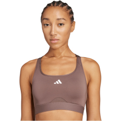adidas Powerreact Training Sport-BH Damen JV7022 - earth strata XS