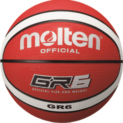 molten Basketball Indoor/Outdoor BGR6-RW rot Gr. 6