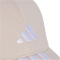 adidas 3-Streifen New Logo Baseball Cap JW6036 - wonder alumina/white 58 - 60 cm