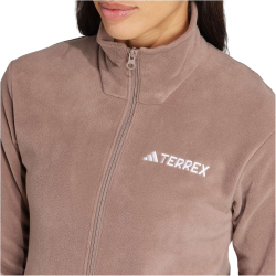 adidas TERREX Multi Essentials Fleecejacke Damen JM3112 - Trace brown M