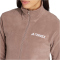adidas TERREX Multi Essentials Fleecejacke Damen JM3112 - Trace brown M