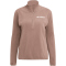adidas TERREX Multi Essentials Fleece 1/2-Zip Sweatshirt Damen JM3119 - Trace brown XL