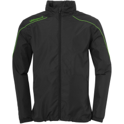 uhlsport Stream 22 Allwetterjacke schwarz/fluo gr&uuml;n 116