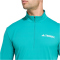 adidas TERREX Xperior 1/2-Zip Sweatshirt Herren JN3260 - pure teal M