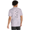adidas Power Graphic Trainingsshirt Herren JX6287 - ice lavender/powder plum/grey M