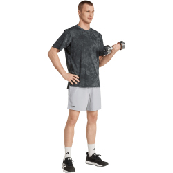 adidas Power Graphic Trainingsshirt Herren JX6284 - grey/grey six/black M