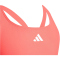 adidas 3-Streifen C-Back Badeanzug Mädchen JX2309 - semi lucid red/white 128