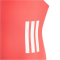 adidas 3-Streifen C-Back Badeanzug Mädchen JX2309 - semi lucid red/white 128